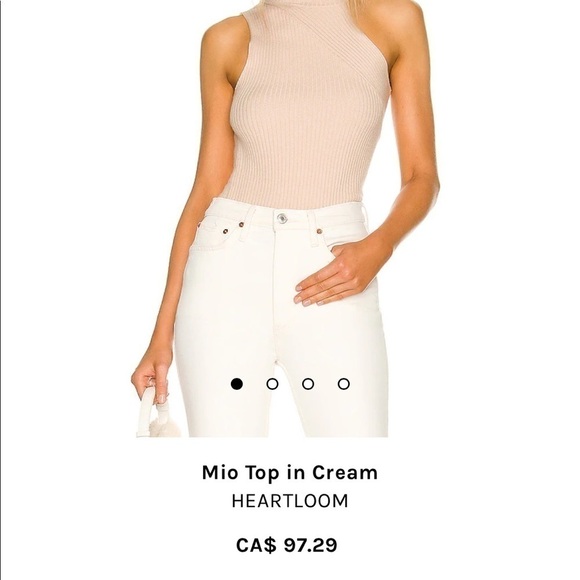 HEARTLOOM | Nwt Mio Knit Top Cream Beige Size Large - Picture 4 of 11